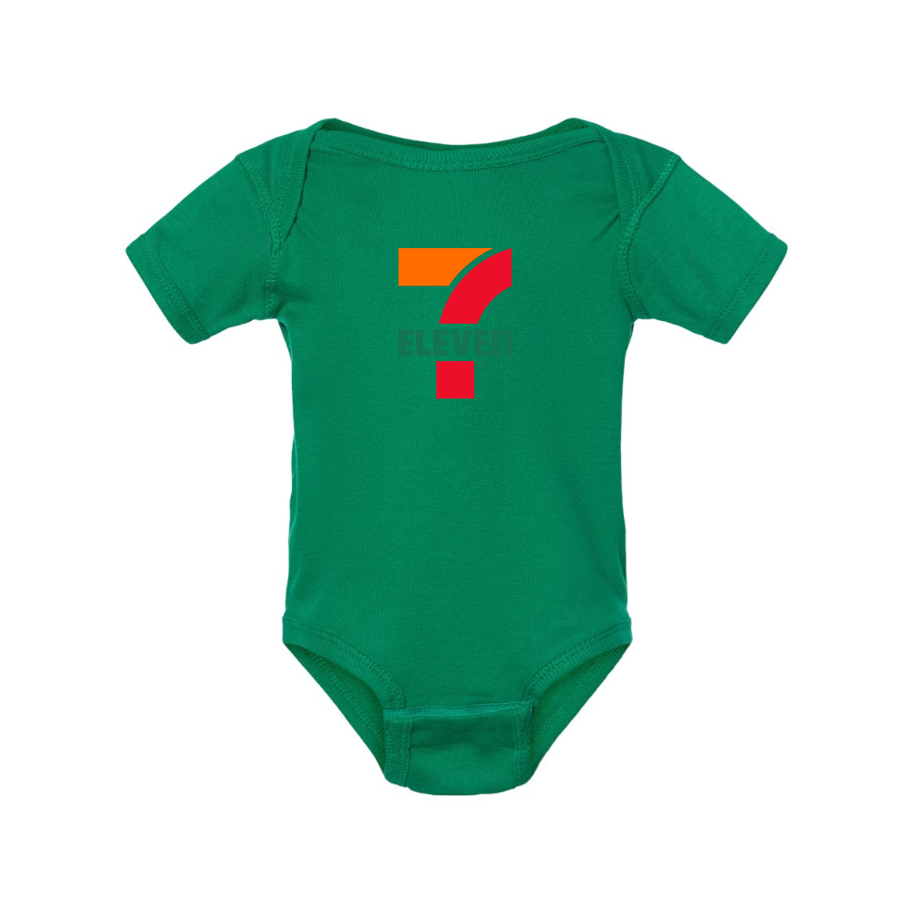 7 Eleven Logo  Rabbit Skins Infant Baby Rib Bodysuit