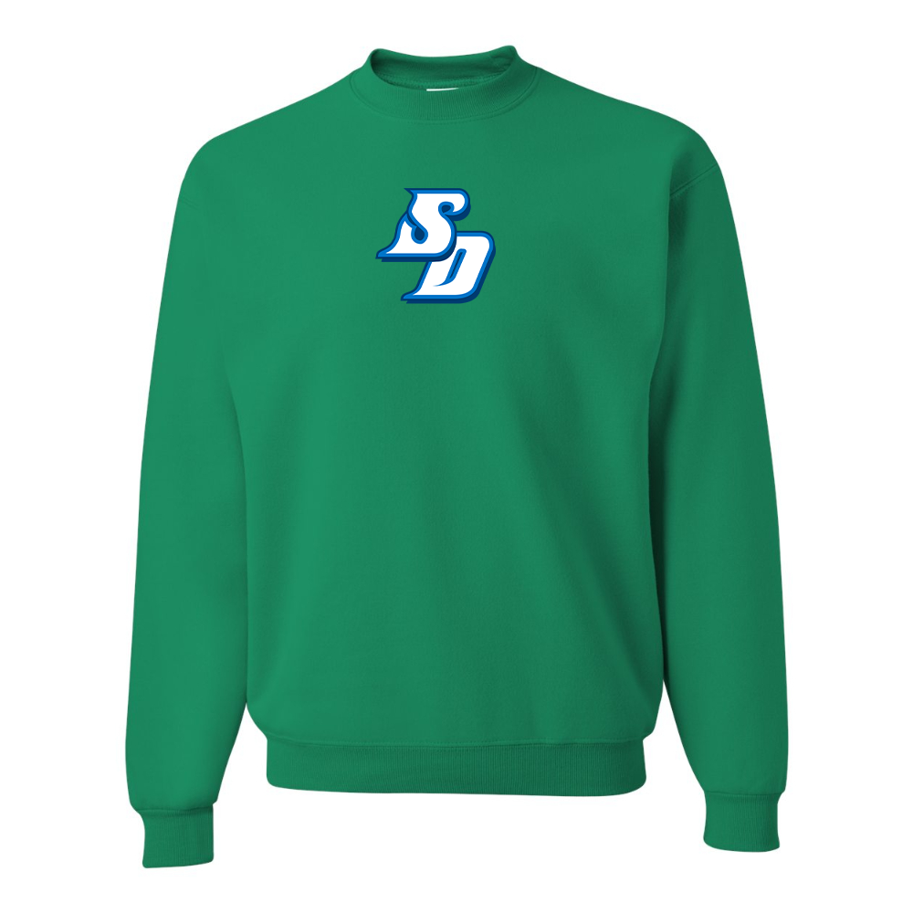 Men's San Diego Toreros Logo  JERZEES NuBlend Crewneck Sweatshirt