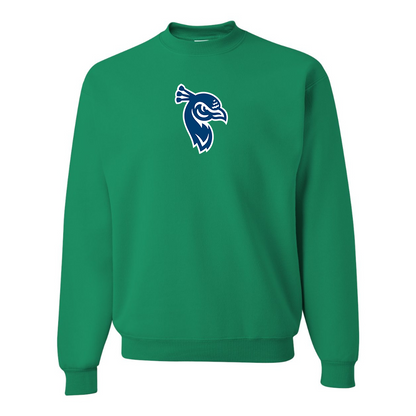 Men's Saint Peters Peacocks Logo JERZEES NuBlend Crewneck Sweatshirt