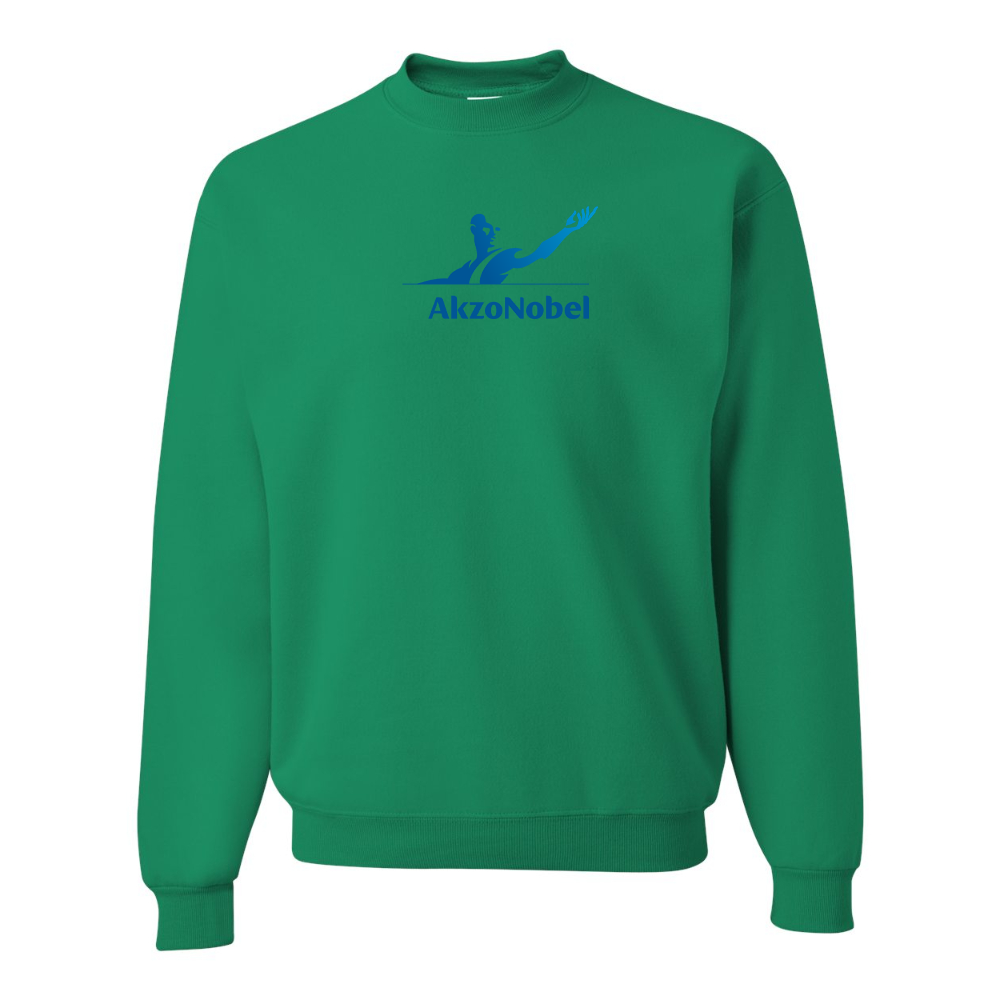 Men's AkzoNobel Logo JERZEES NuBlend Crewneck Sweatshirt