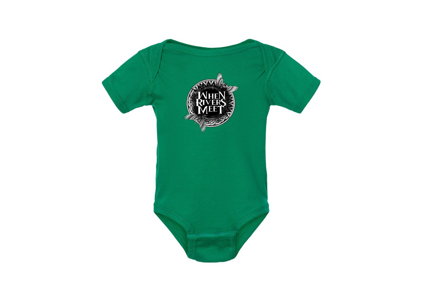 When Rivers Meet Rabbit Skins Infant Baby Rib Bodysuit