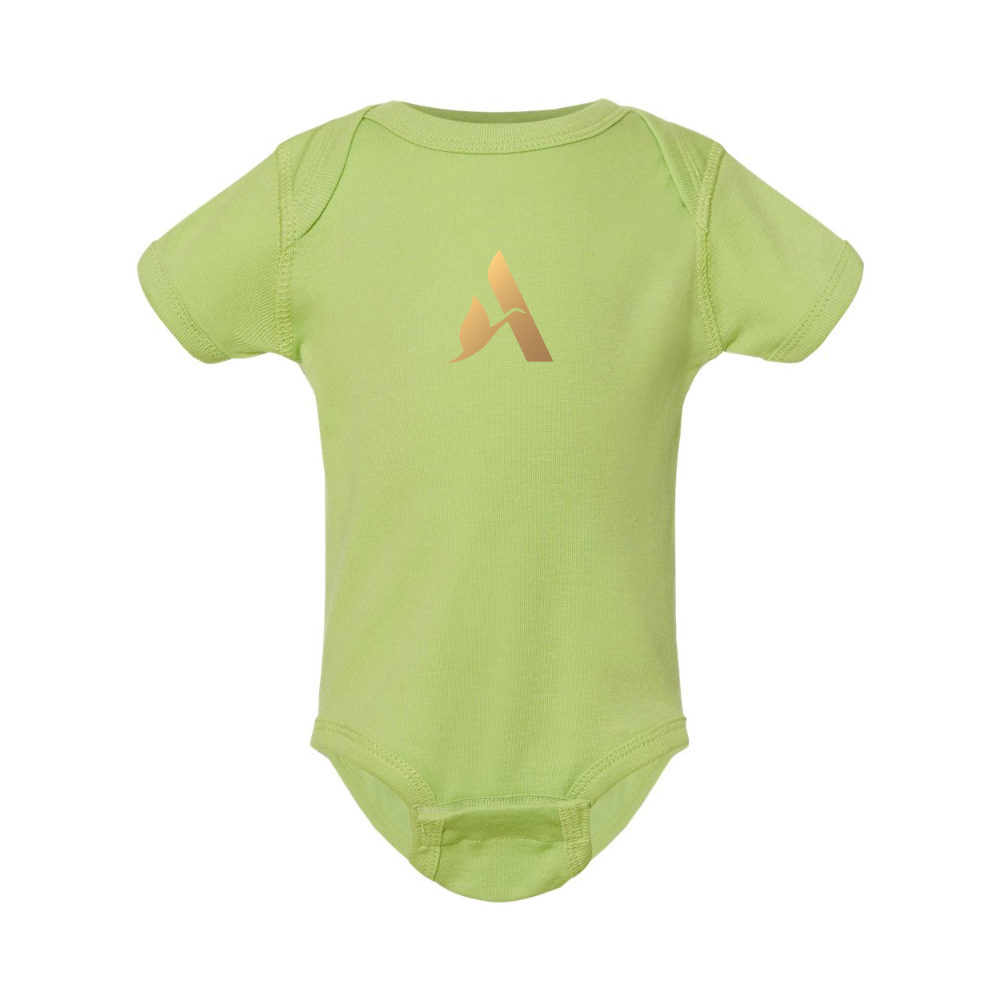 Accor Golden Logo Rabbit Skins Infant Baby Rib Bodysuit