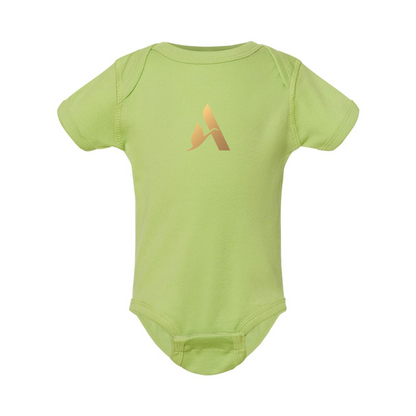 Accor Golden Logo Rabbit Skins Infant Baby Rib Bodysuit