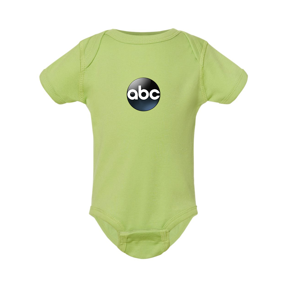 Abc Logo  Rabbit Skins Infant Baby Rib Bodysuit