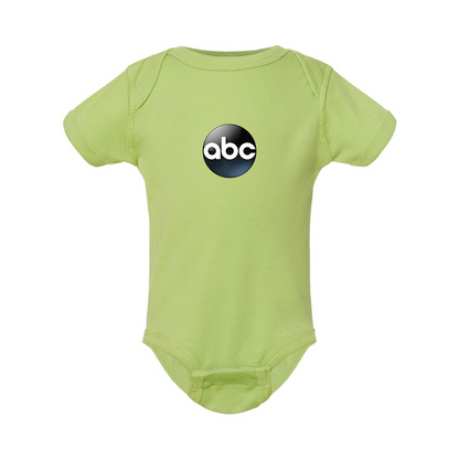 Abc Logo  Rabbit Skins Infant Baby Rib Bodysuit