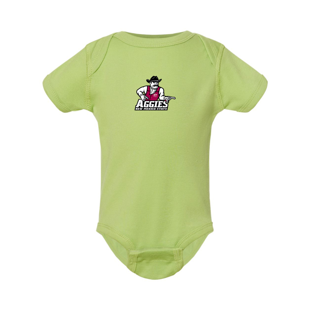 Aggies New Mexico State Logo  Rabbit Skins Infant Baby Rib Bodysuit