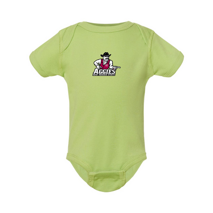 Aggies New Mexico State Logo  Rabbit Skins Infant Baby Rib Bodysuit