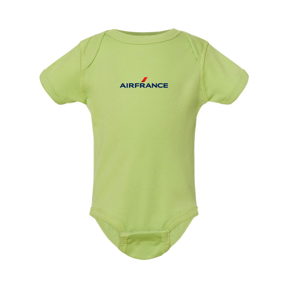 Air France Logo Rabbit Skins Infant Baby Rib Bodysuit