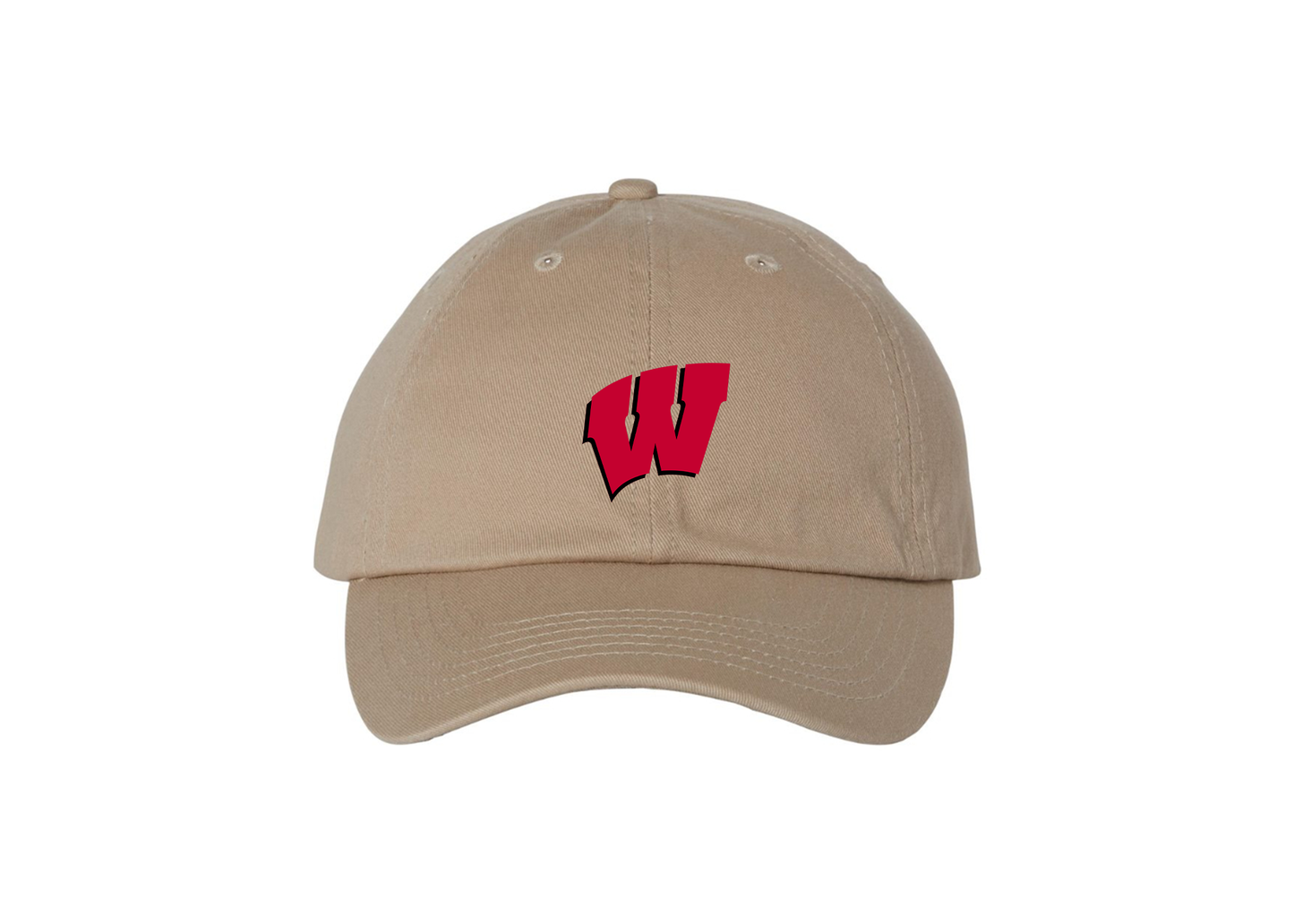 Wisconsin Badgers Valucap Adult Bio-Washed Classic Dad Hat