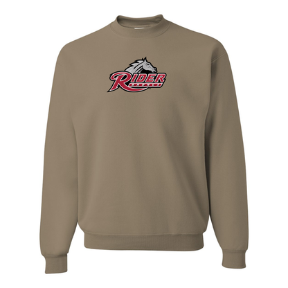 Men's Rider Broncs Logo  JERZEES NuBlend Crewneck Sweatshirt