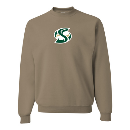 Men's Sacramento State Hornets Logo   JERZEES NuBlend Crewneck Sweatshirt