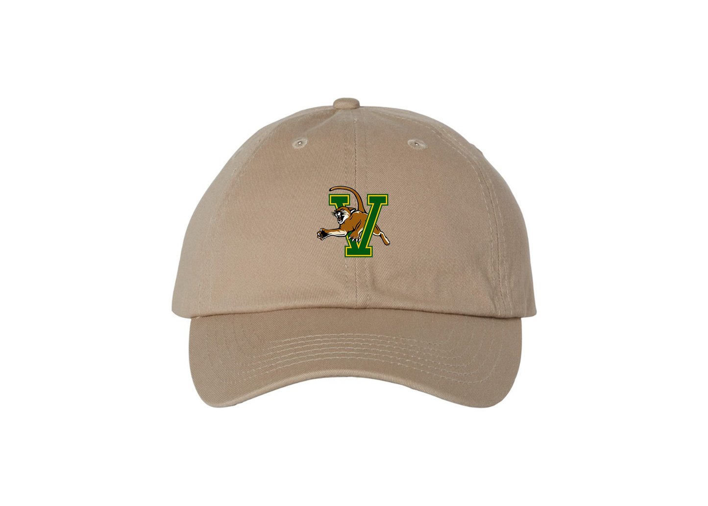 Vermont Catamounts Valucap Adult Bio-Washed Classic Dad Hat