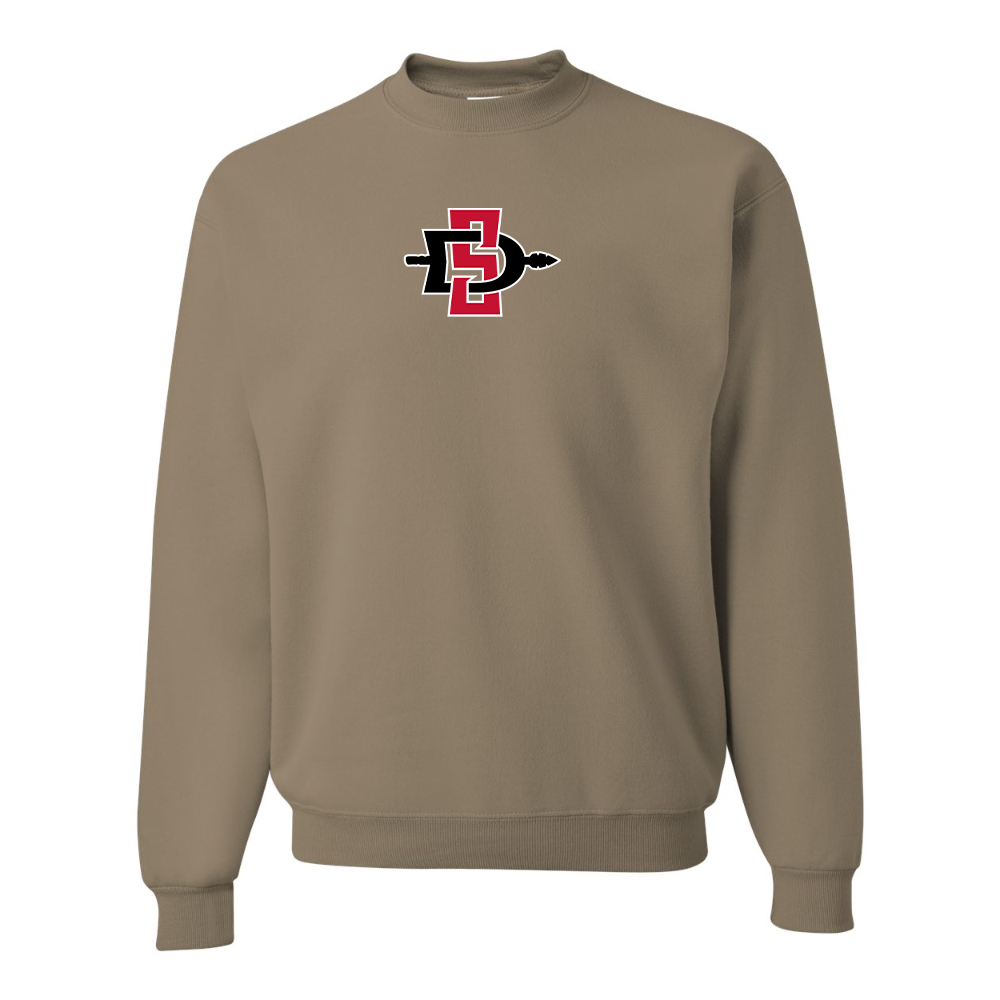Men's San Diego State Aztecs Logo  JERZEES NuBlend Crewneck Sweatshirt