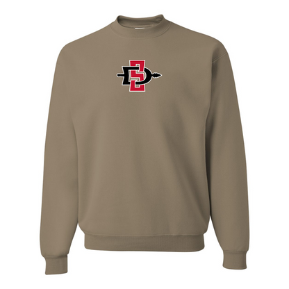 Men's San Diego State Aztecs Logo  JERZEES NuBlend Crewneck Sweatshirt