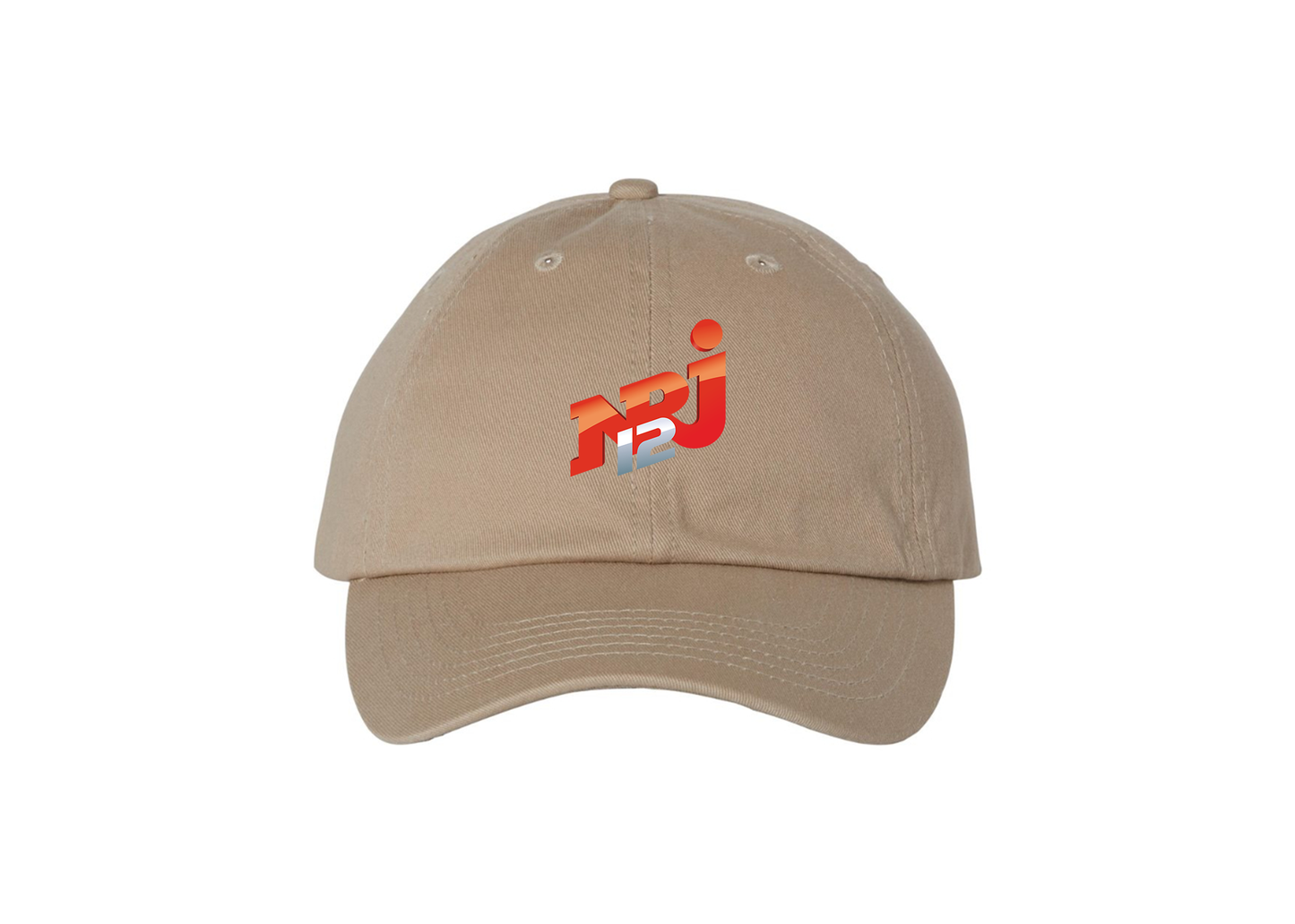 NRJ 12 Logo Valucap Adult Bio-Washed Classic Dad Hat