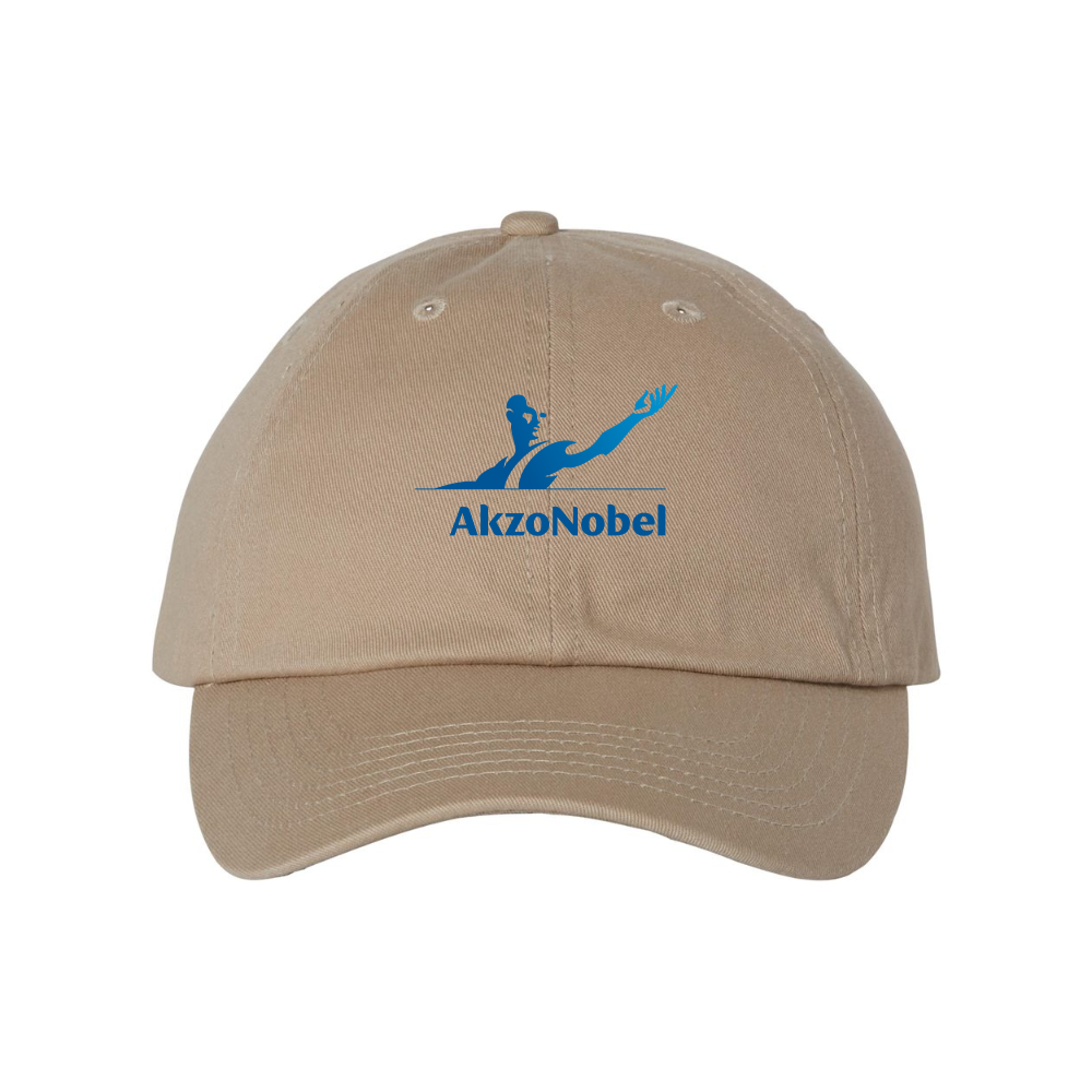 AkzoNobel Logo  Valucap Adult Bio-Washed Classic Dad Hat