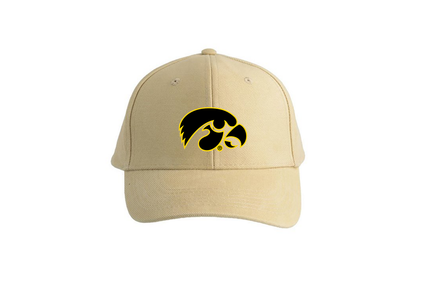 Lowa Hawkeyes Logo Dad Baseball Cap Hat