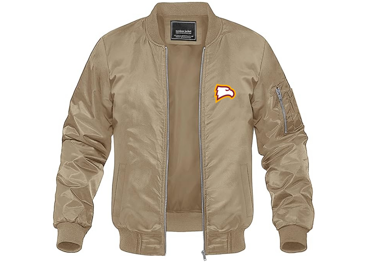 Men's Winthrop Eagles Lightweight Bomber Jacket Windbreaker Softshell Varsity Jacket Coat