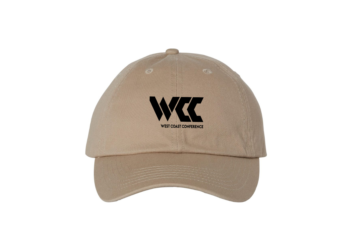 West Coast Conference Valucap Adult Bio-Washed Classic Dad Hat