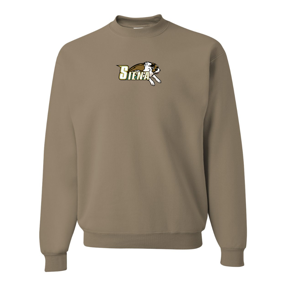 Men's Siena Saints Logo  JERZEES NuBlend Crewneck Sweatshirt