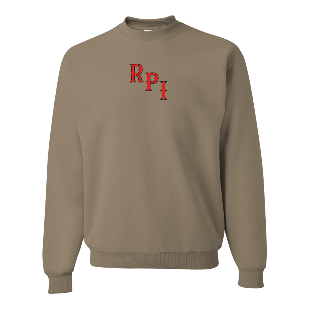 Men's RPI Engineers Logo JERZEES NuBlend Crewneck Sweatshirt
