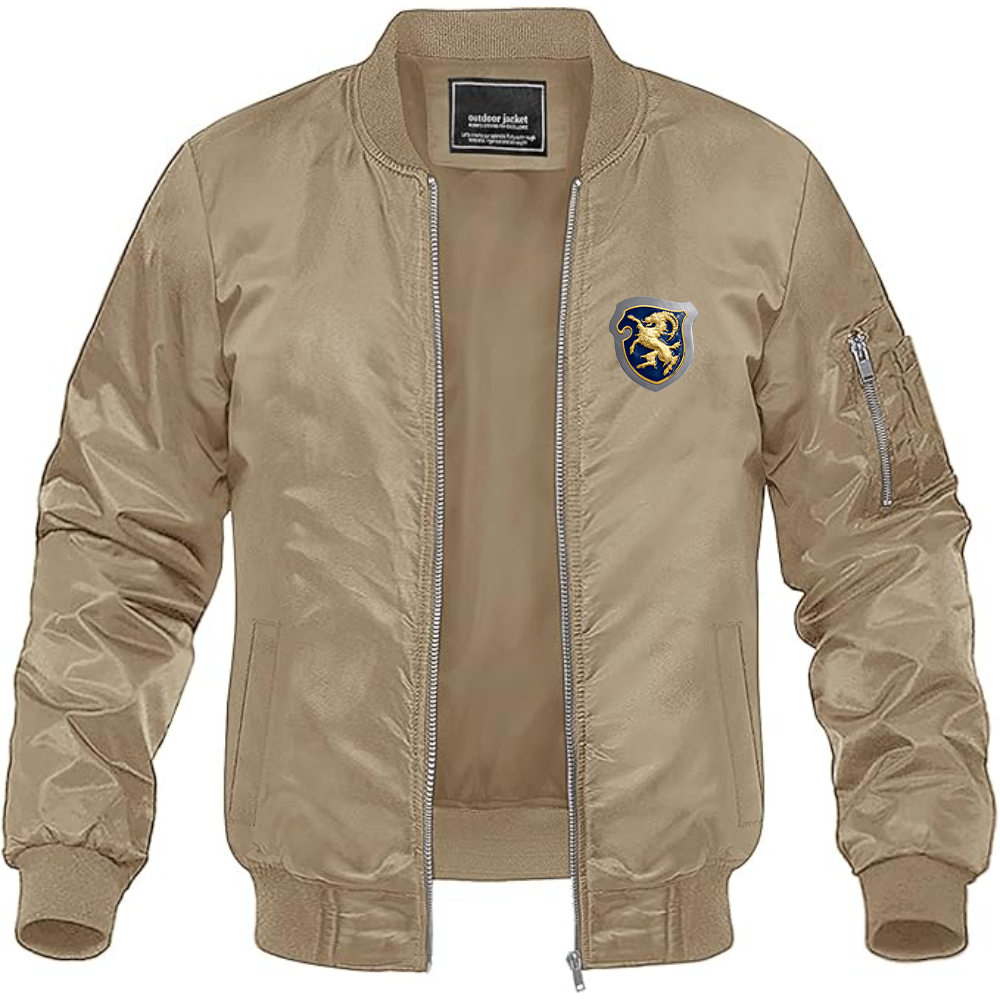 Men's Cisitalia Logo Lightweight Bomber Jacket Windbreaker Softshell Varsity Jacket Coat