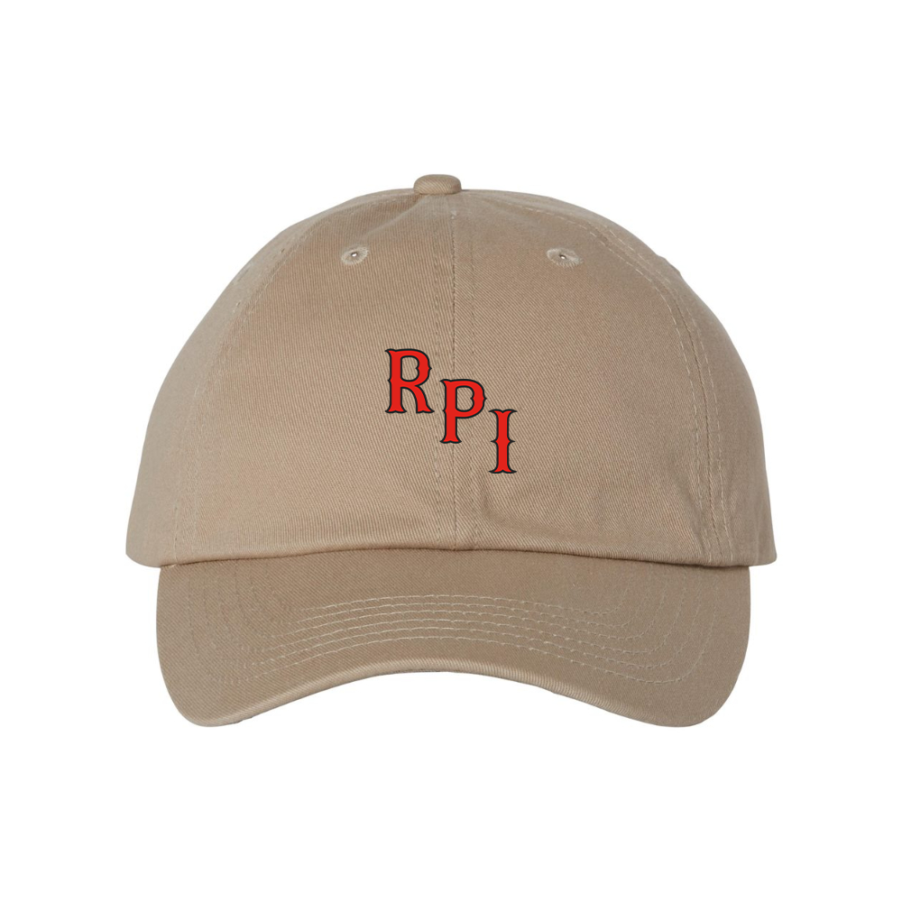 RPI Engineers Logo  Valucap Adult Bio-Washed Classic Dad Hat