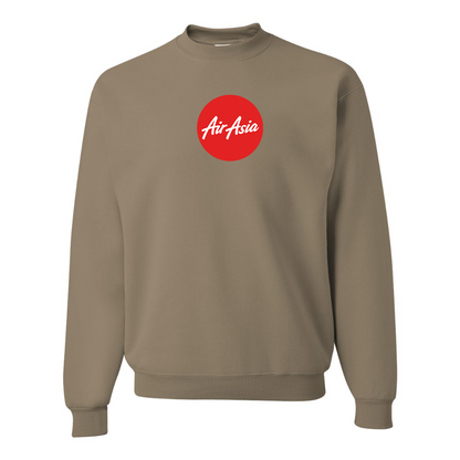 Men's Air Asia Logo  JERZEES NuBlend Crewneck Sweatshirt