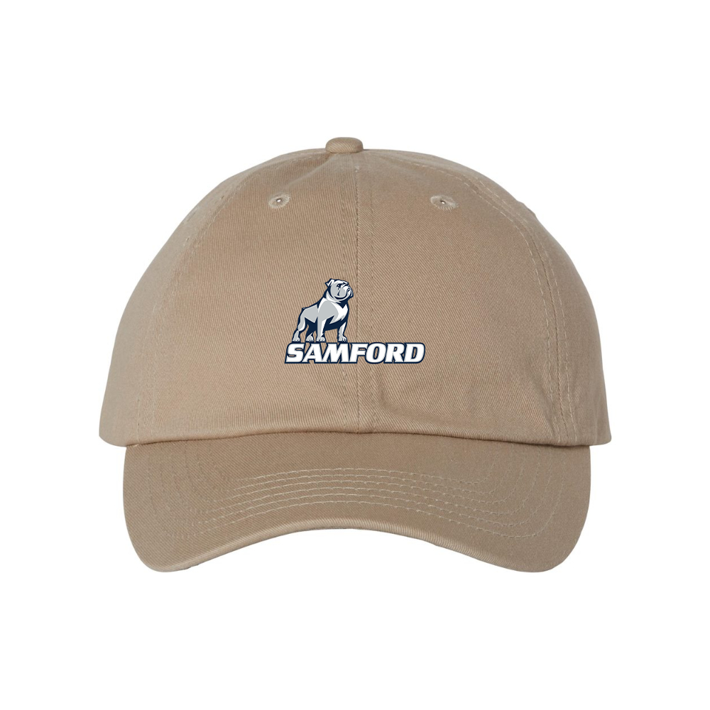 Samford Bulldogs Logo Valucap Adult Bio-Washed Classic Dad Hat