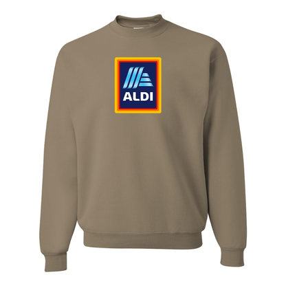 Men's Aldi Logo JERZEES NuBlend Crewneck Sweatshirt