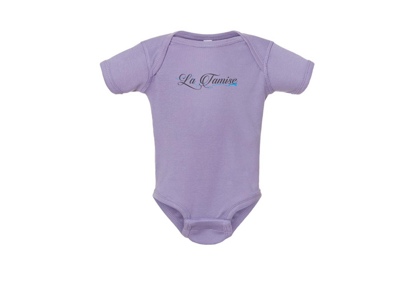 La Tamise Logo  Rabbit Skins Infant Baby Rib Bodysuit