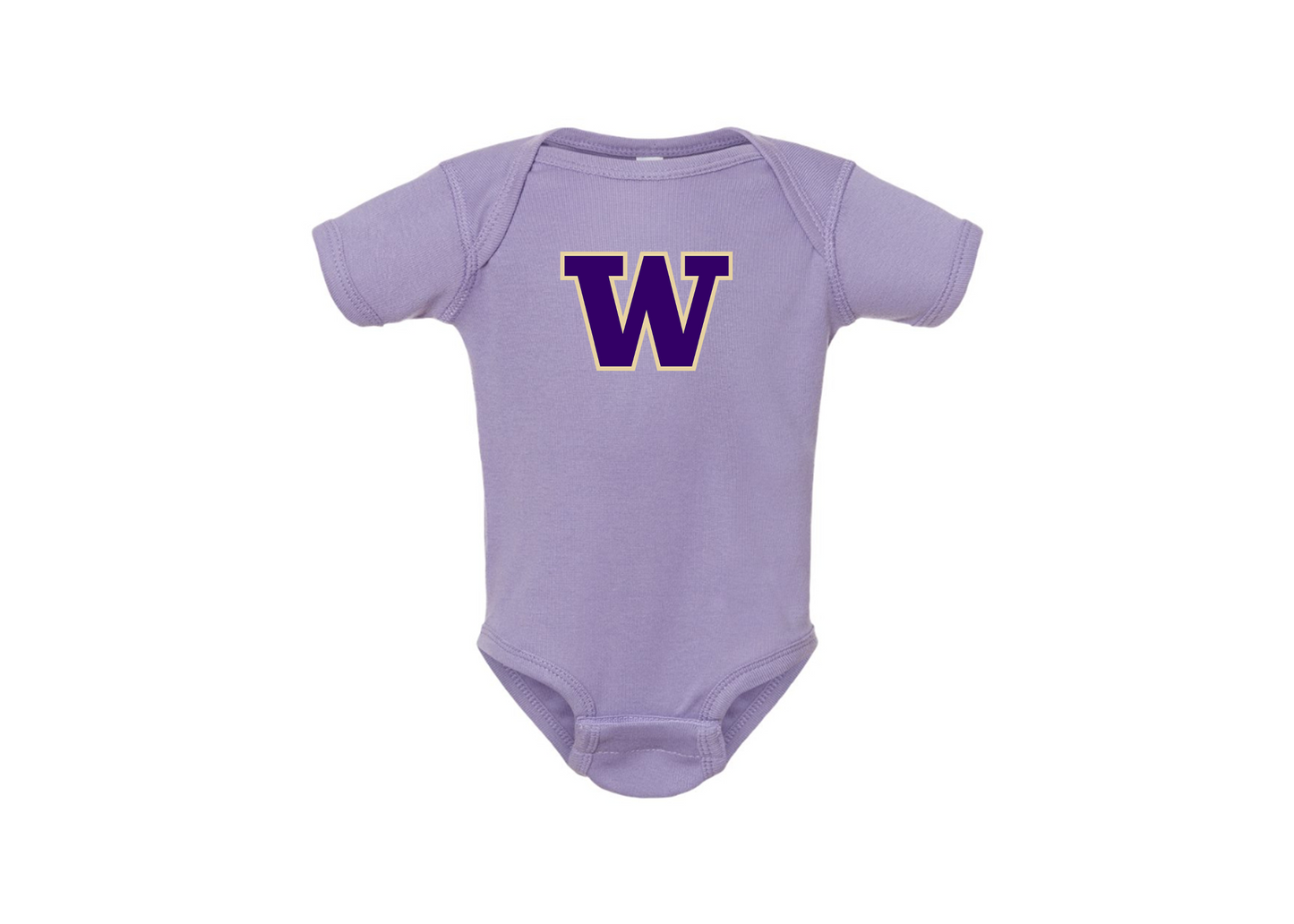 Washington Huskies Rabbit Skins Infant Baby Rib Bodysuit