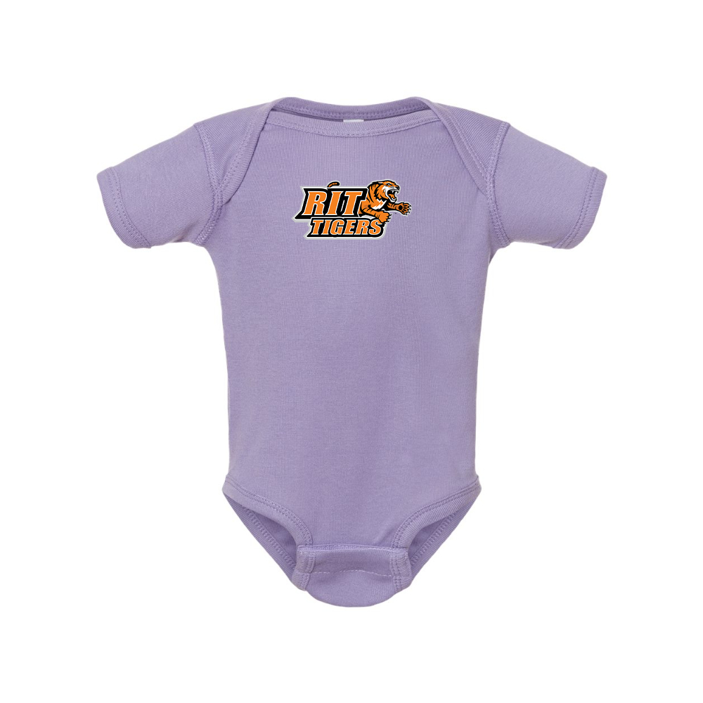 RIT Tigers Logo Rabbit Skins Infant Baby Rib Bodysuit