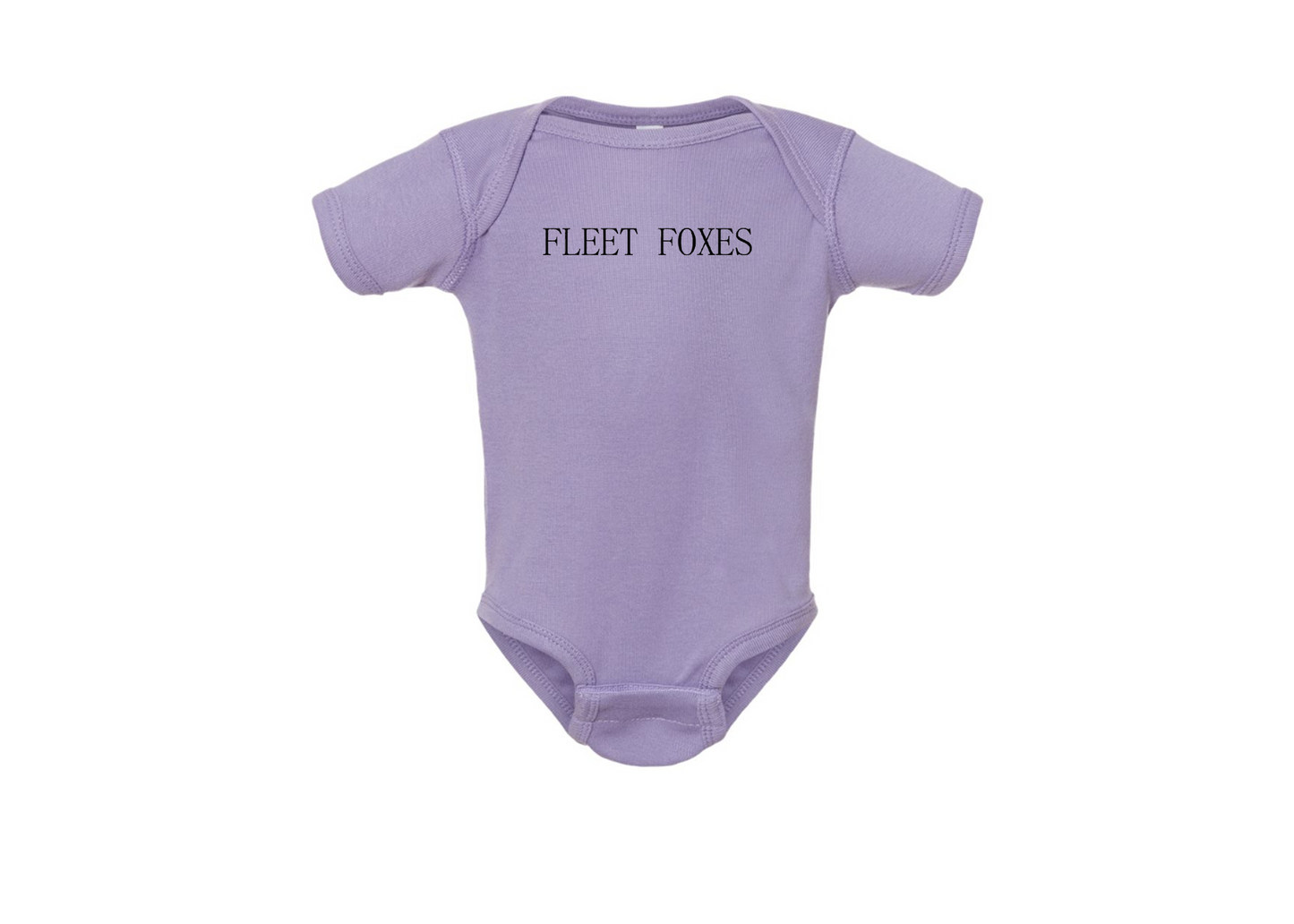Fleet Foxes Logo  Rabbit Skins Infant Baby Rib Bodysuit