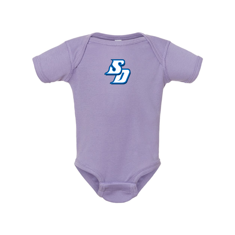 San Diego Toreros Logo Rabbit Skins Infant Baby Rib Bodysuit