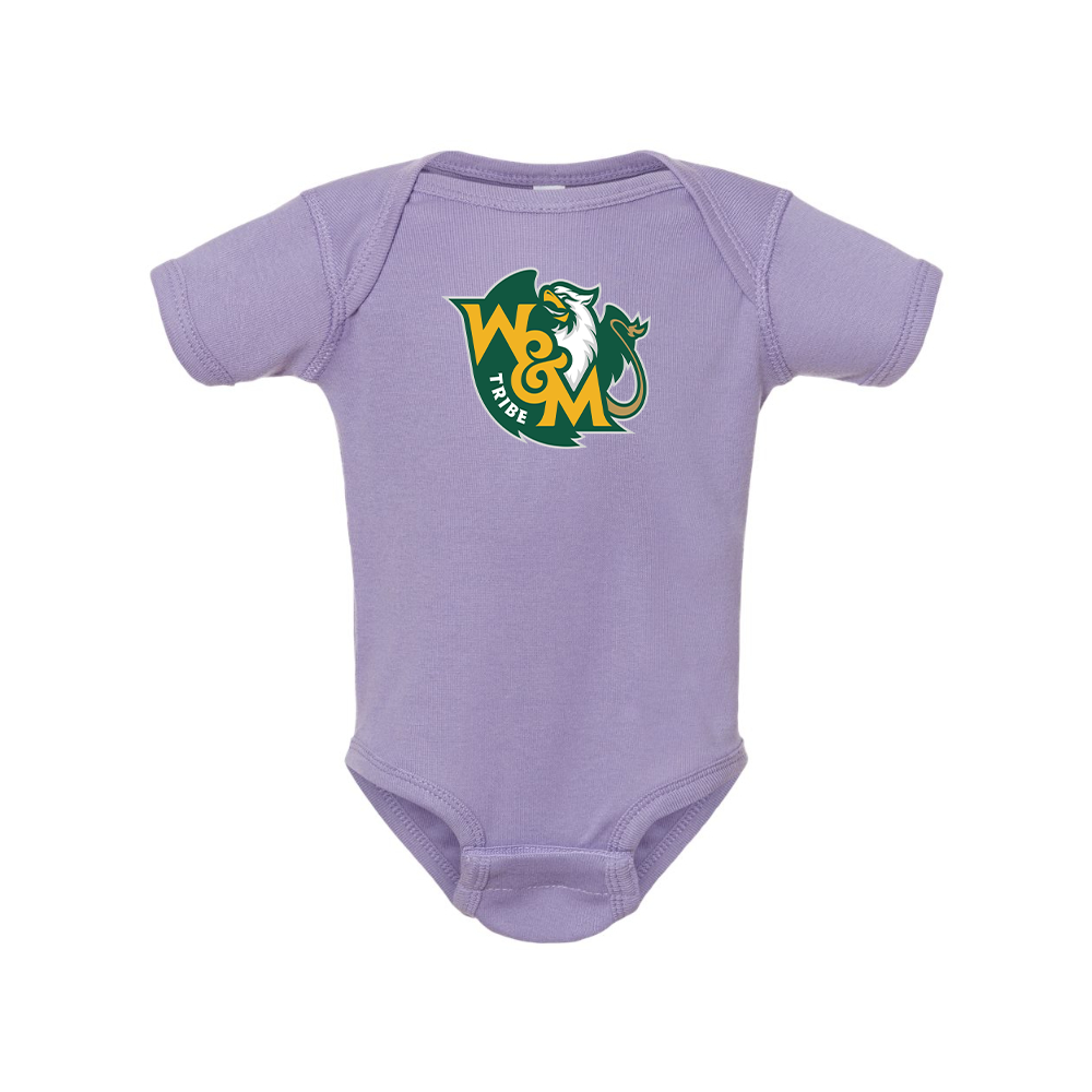 William and Mary Tribe Rabbit Skins Infant Baby Rib Bodysuit