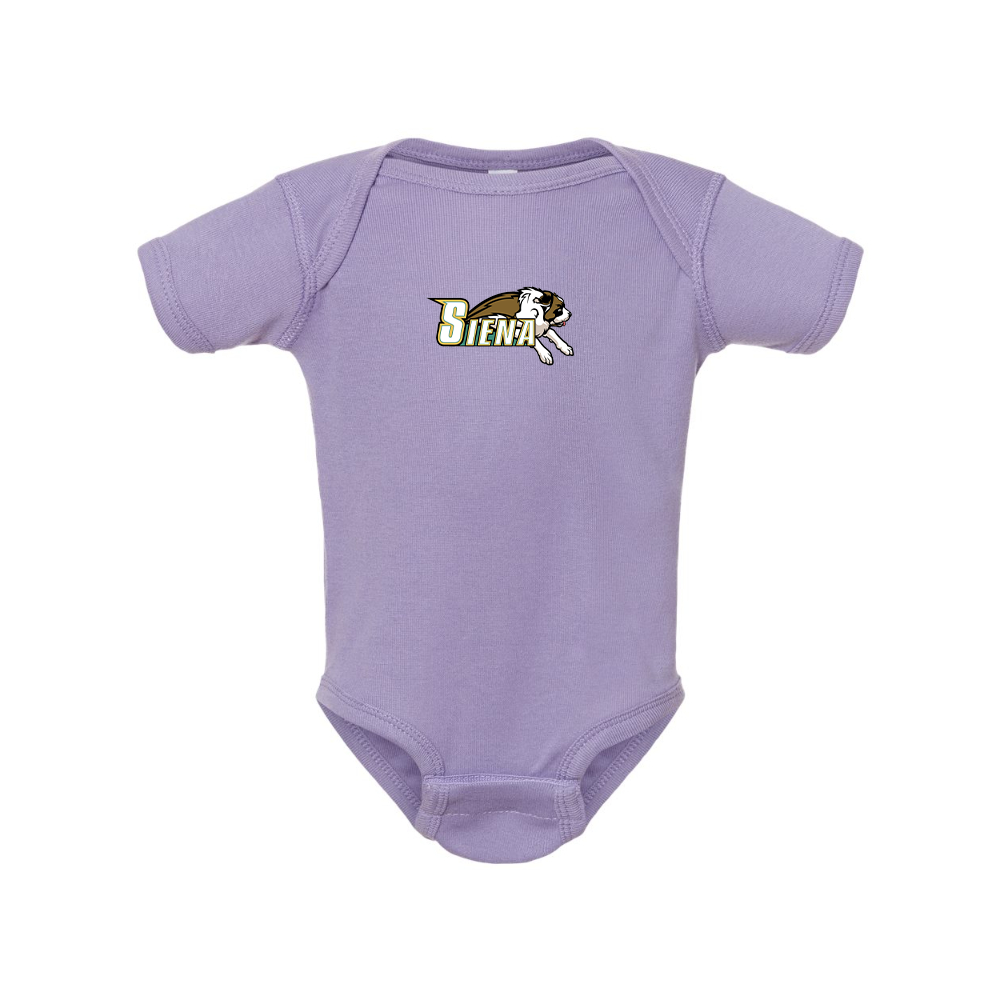 Siena Saints Logo Rabbit Skins Infant Baby Rib Bodysuit