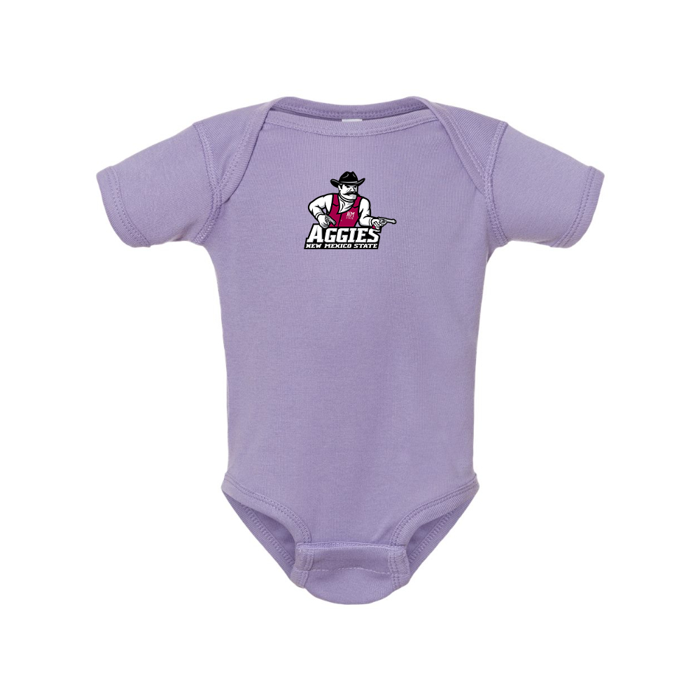 Aggies New Mexico State Logo  Rabbit Skins Infant Baby Rib Bodysuit