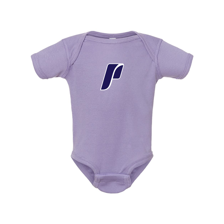 Portland Pilots Logo  Rabbit Skins Infant Baby Rib Bodysuit