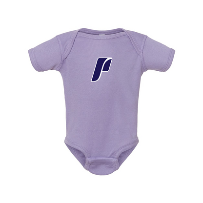 Portland Pilots Logo  Rabbit Skins Infant Baby Rib Bodysuit