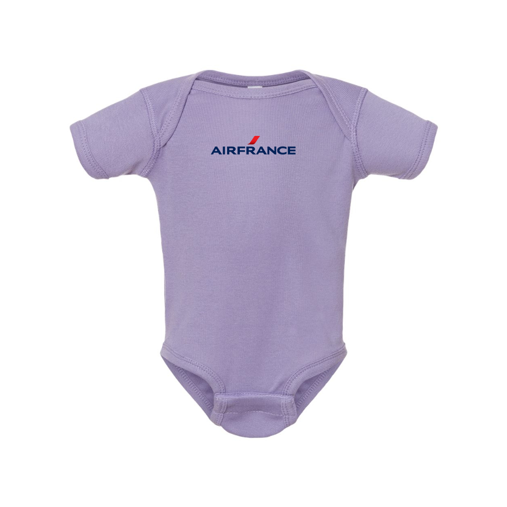 Air France Logo Rabbit Skins Infant Baby Rib Bodysuit