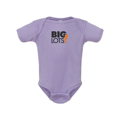 Big Lots Logo Rabbit Skins Infant Baby Rib Bodysuit
