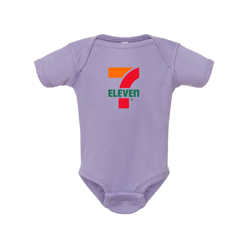 7 Eleven Logo  Rabbit Skins Infant Baby Rib Bodysuit