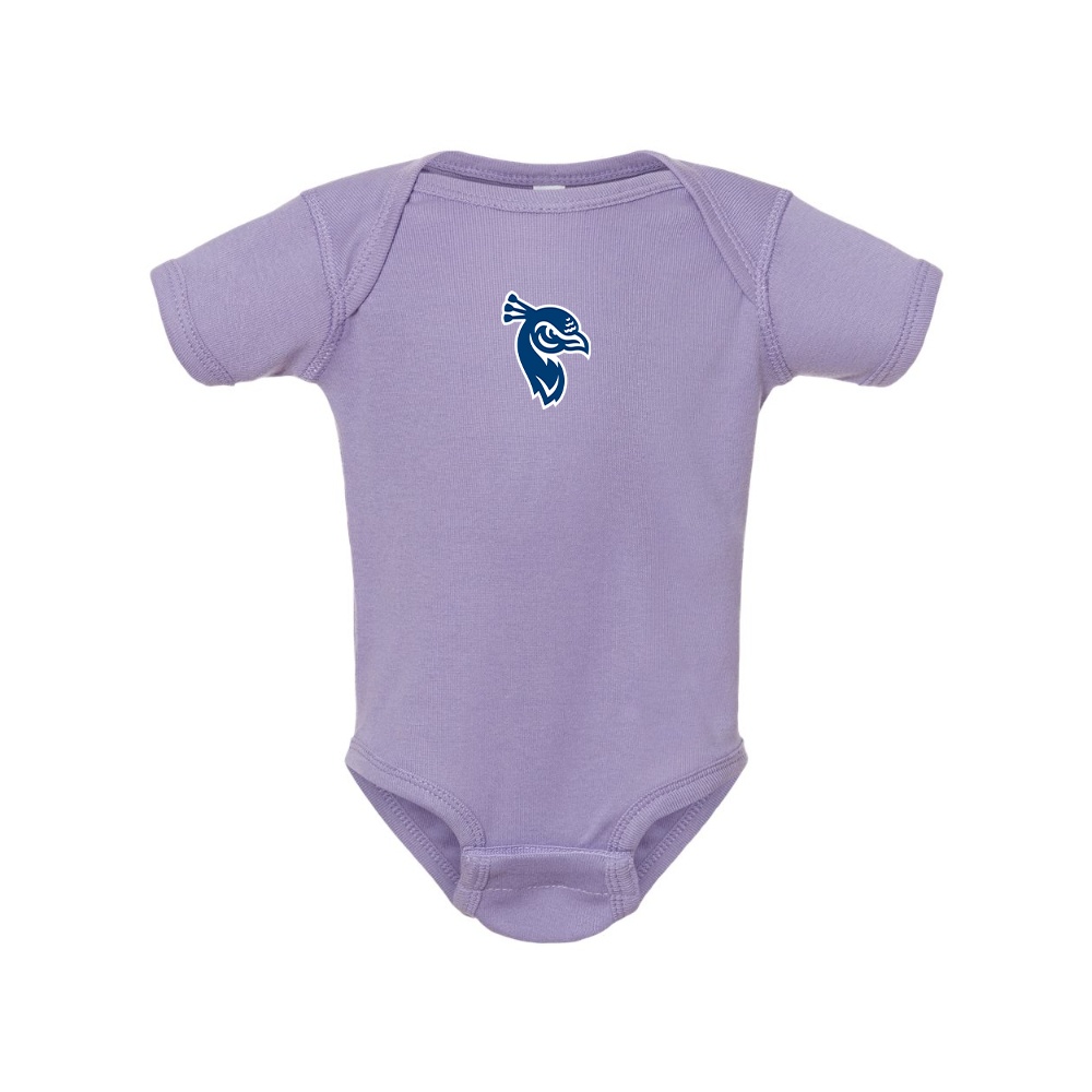 Saint Peters Peacocks Logo  Rabbit Skins Infant Baby Rib Bodysuit