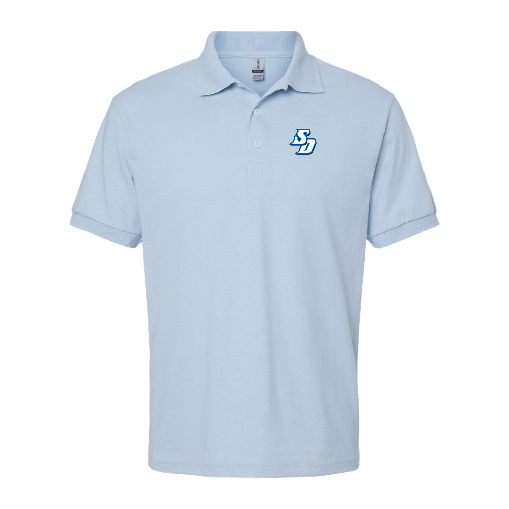 Men's San Diego Toreros Logo Gildan Dry Blend Jersey Polo