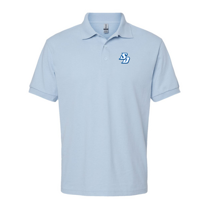 Men's San Diego Toreros Logo Gildan Dry Blend Jersey Polo
