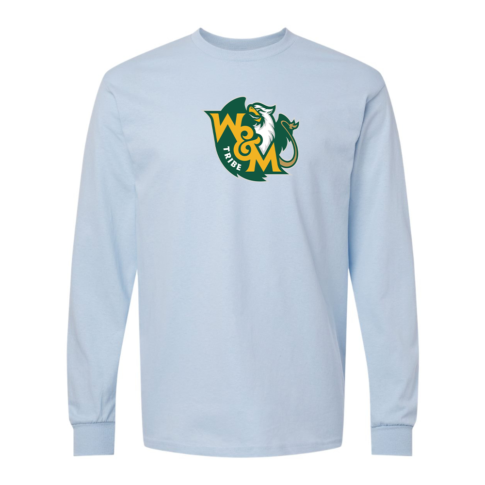 Men's William and Mary Tribe Gildan Heavy Cotton Long Sleeve T-Shirt