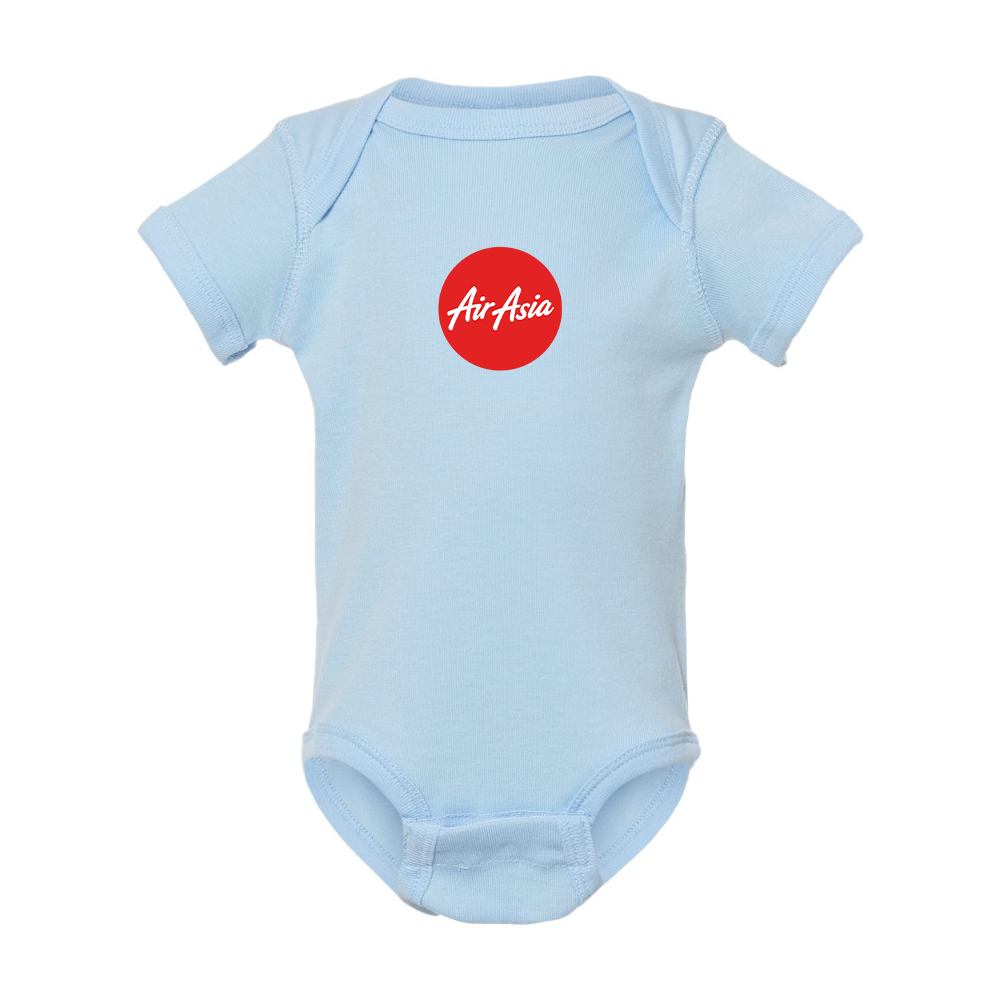 Air Asia Logo  Rabbit Skins Infant Baby Rib Bodysuit