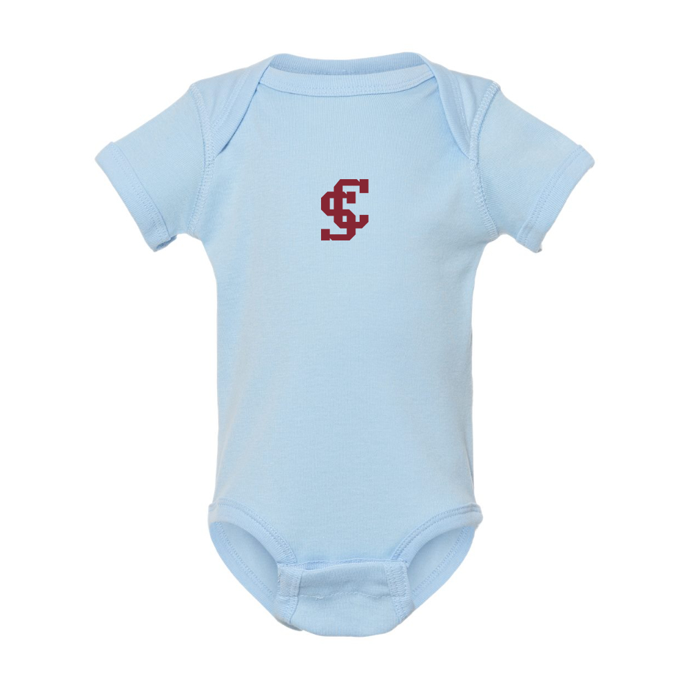 Santa Clara Broncos Logo Rabbit Skins Infant Baby Rib Bodysuit