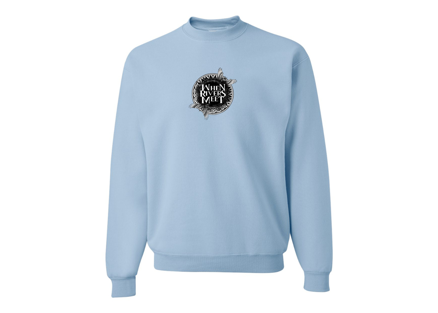 Men's When Rivers Meet JERZEES NuBlend Crewneck Sweatshirt